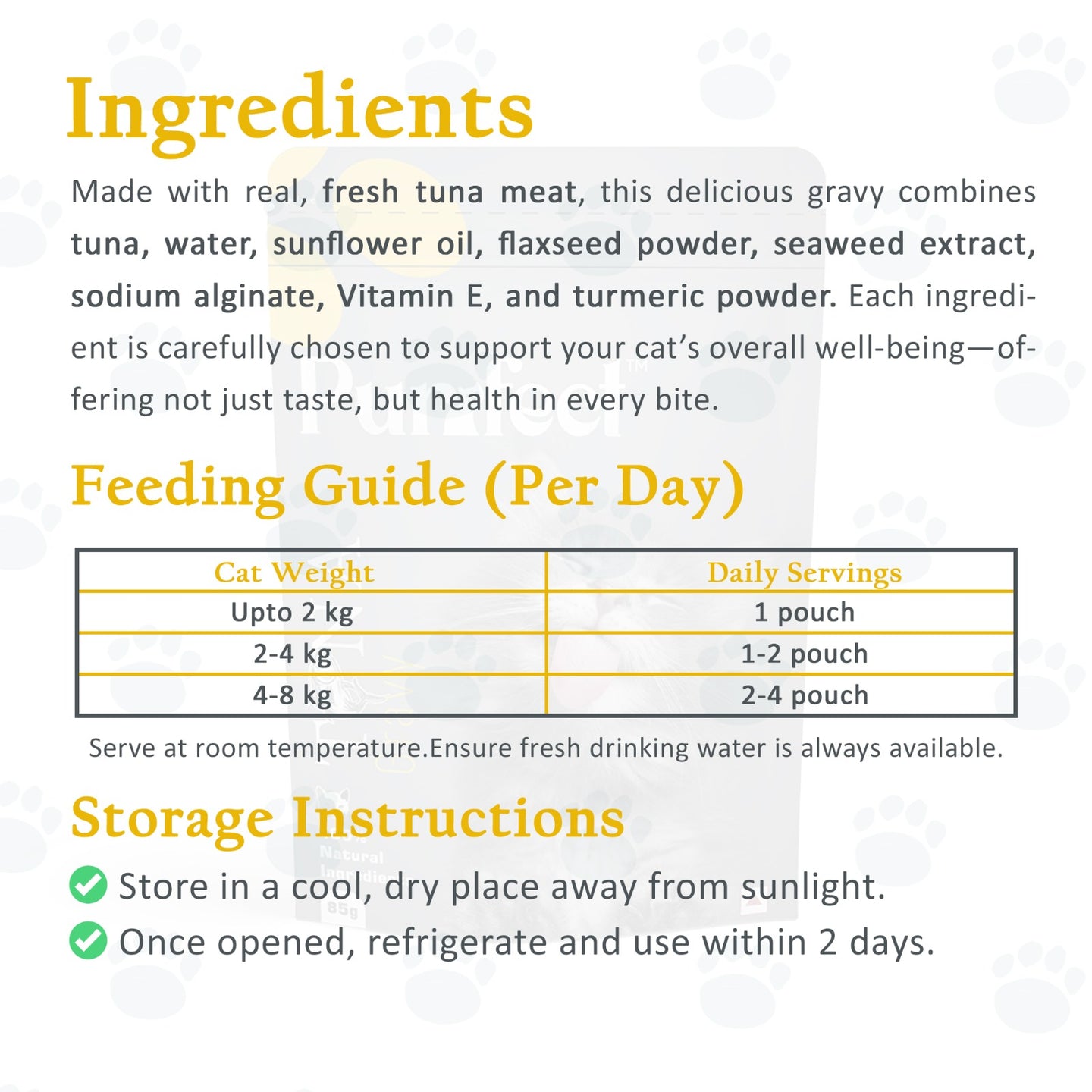 Purrfect Tuna Gravy- 85g (Pack of 5)